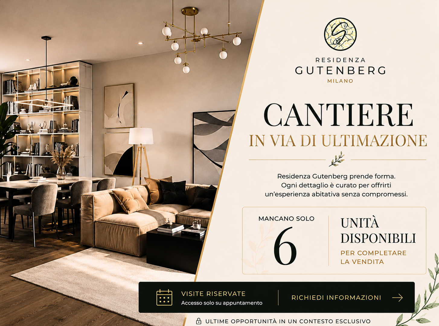 Residenza Gutenberg - Cantiere in via di ultimazione, mancano solo 6 unità disponibili