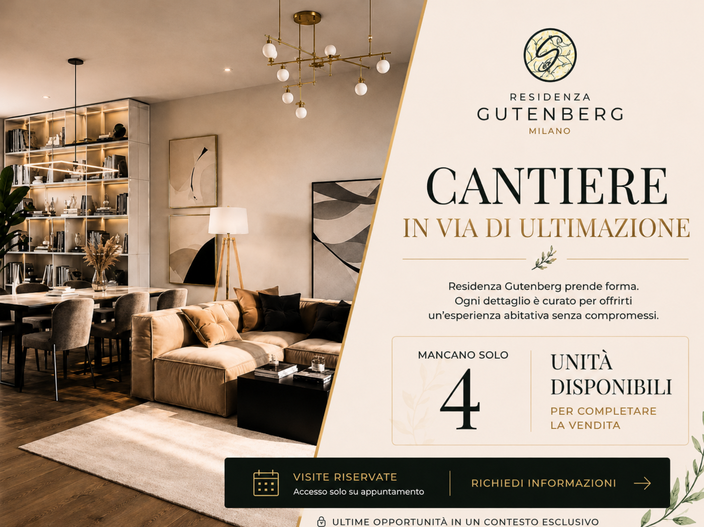 Residenza Gutenberg - Cantiere in via di ultimazione, mancano solo 6 unità disponibili